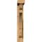 Ekena Millwork Olympic Block Smooth Bracket w/ Offset Brace, Western Red Cedar, 3 1/2"W x 18"D x 22"H BKT0402X18X22OLY05SWR - alternate 4
